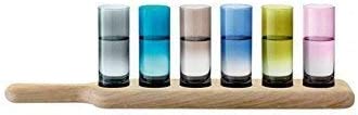 LSA Paddle Vodka Set & Black Beech Paddle International L40 cm Various Colours