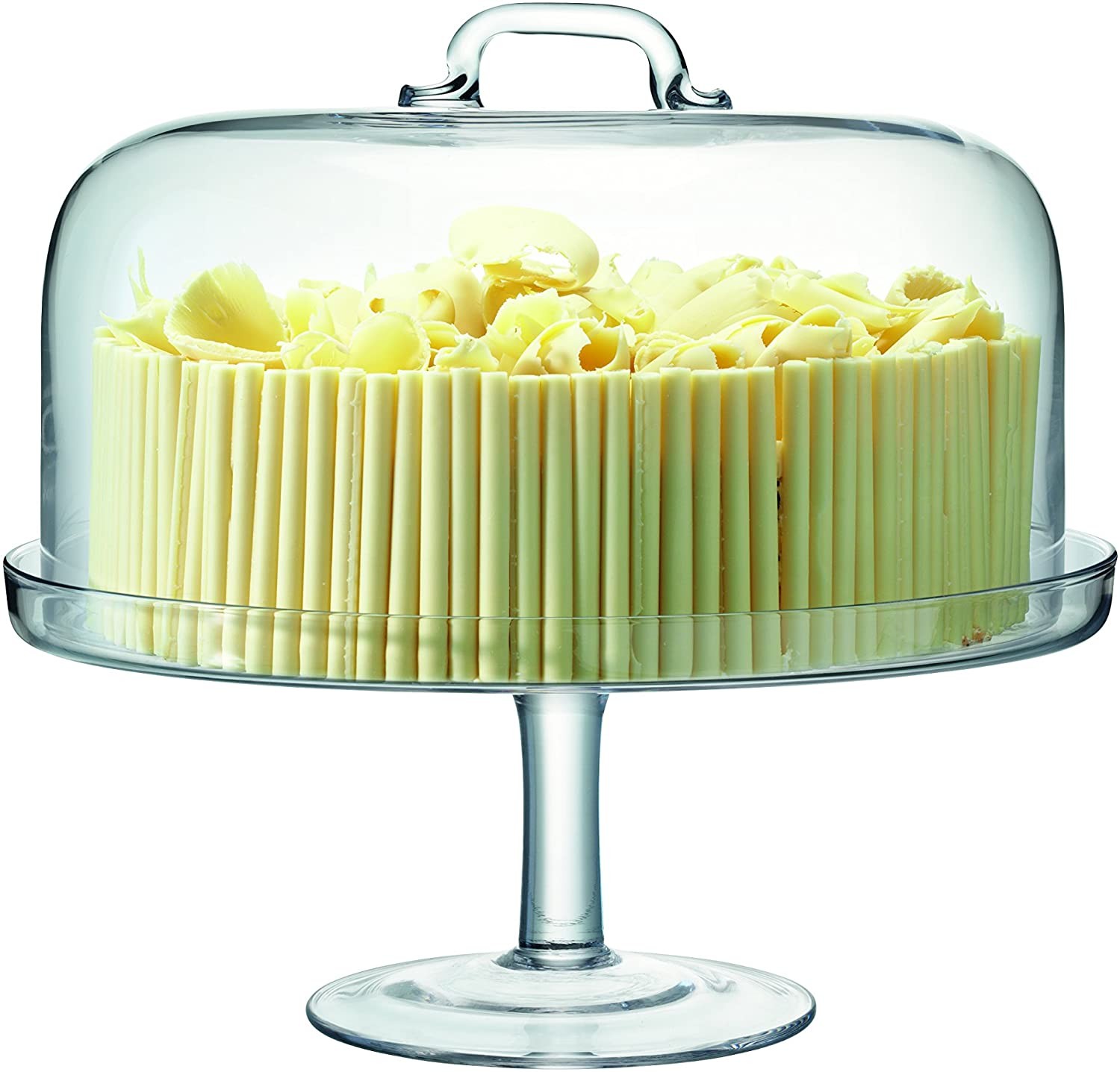 LSA Serve Cake Plate and Cover Diameter 34.5 cm / Diameter 32 cm Clear