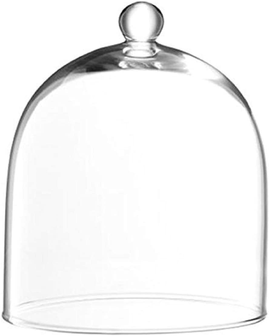 LSA Vienna 14 CM Clear glass beehive style ribbed domed lid