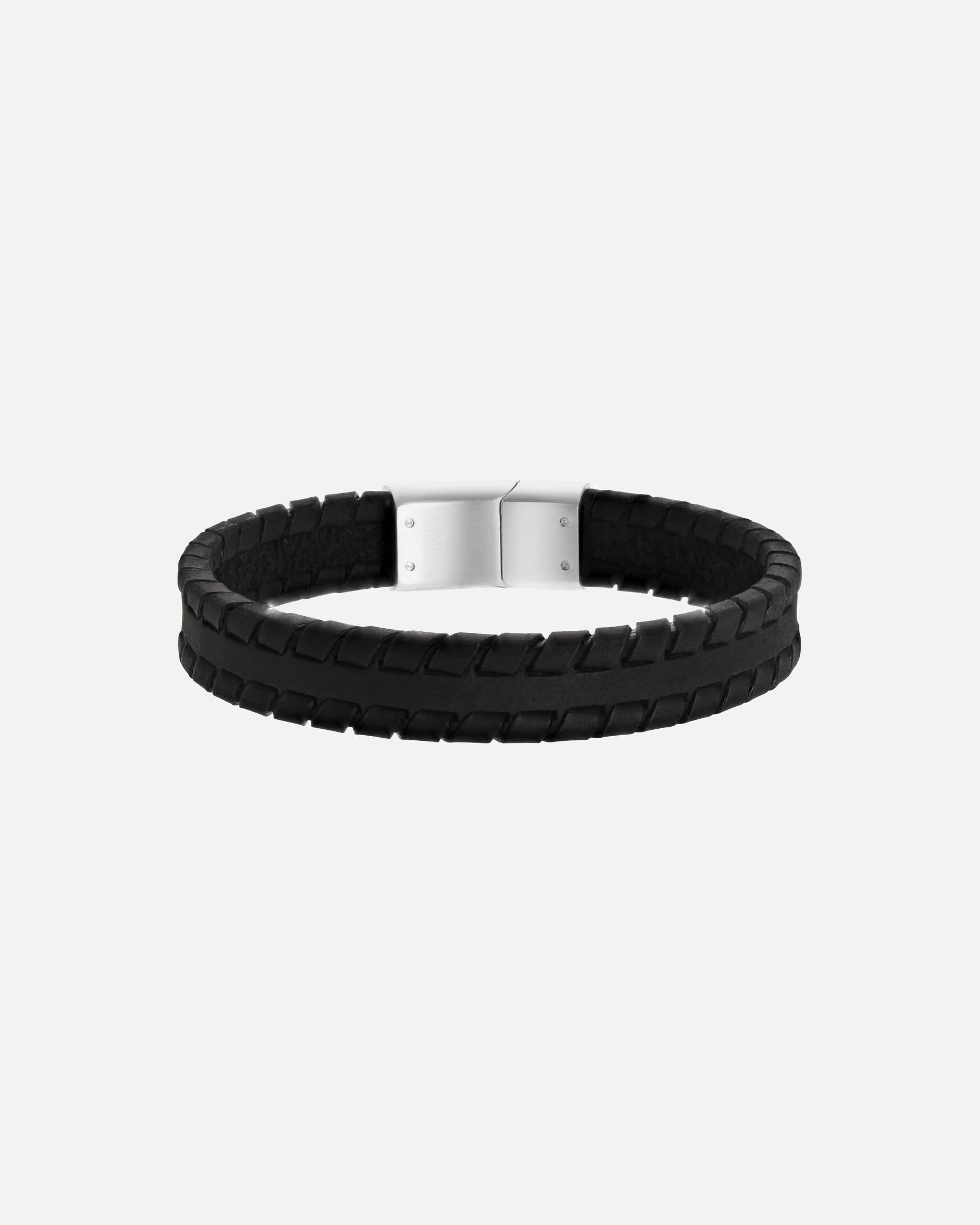 Lucardi bracelet bracelet leather silver