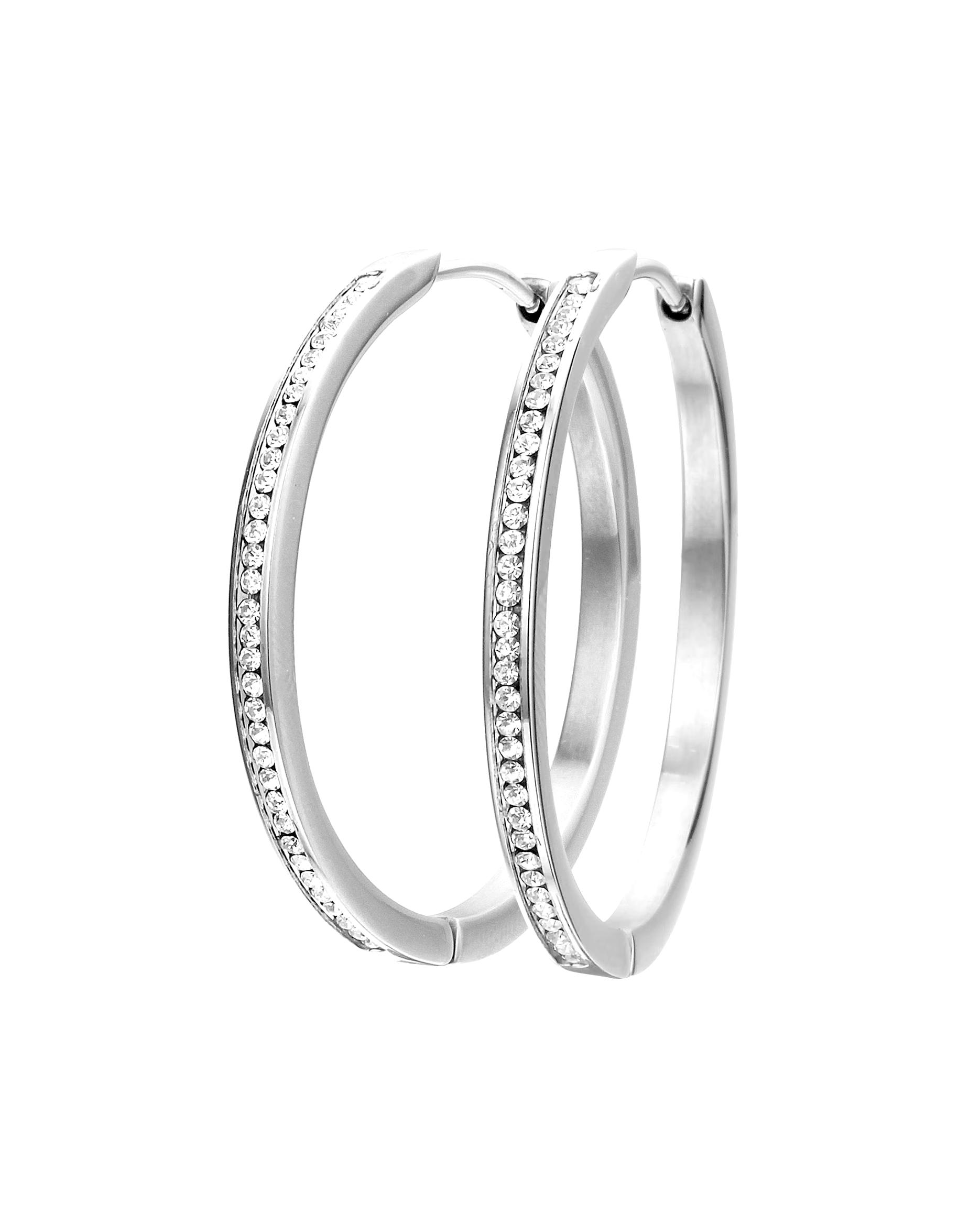 Lucardi earring earrings steel
