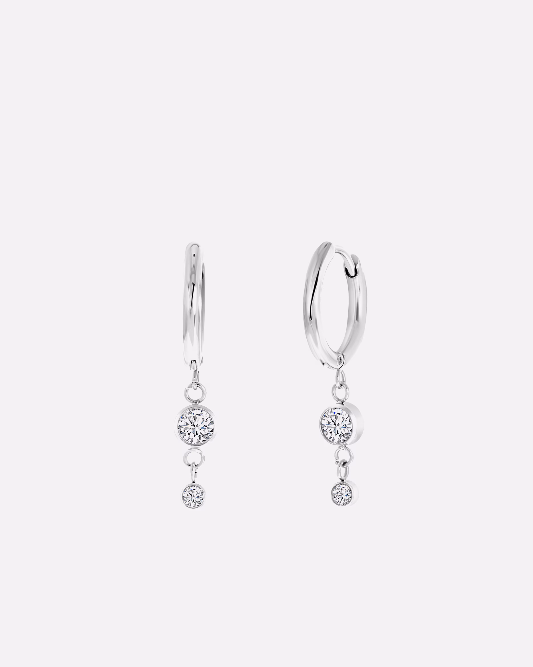 Lucardi earring earrings steel