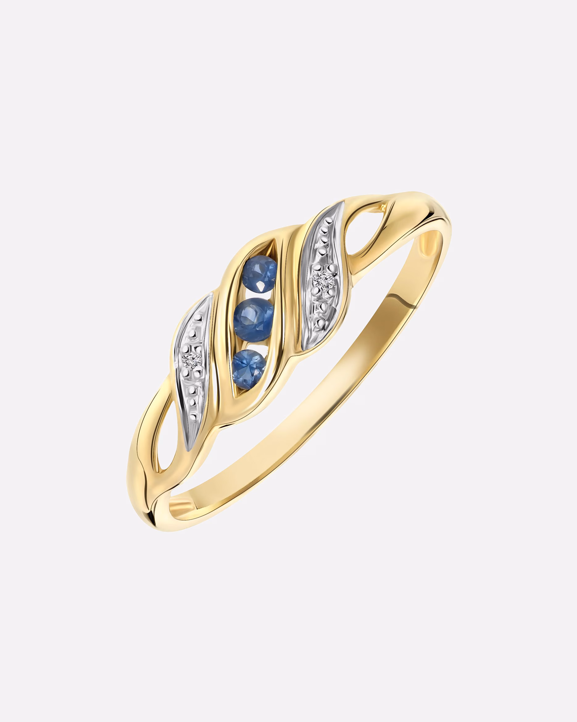 Lucardi ring rings 585 gold - gold colored