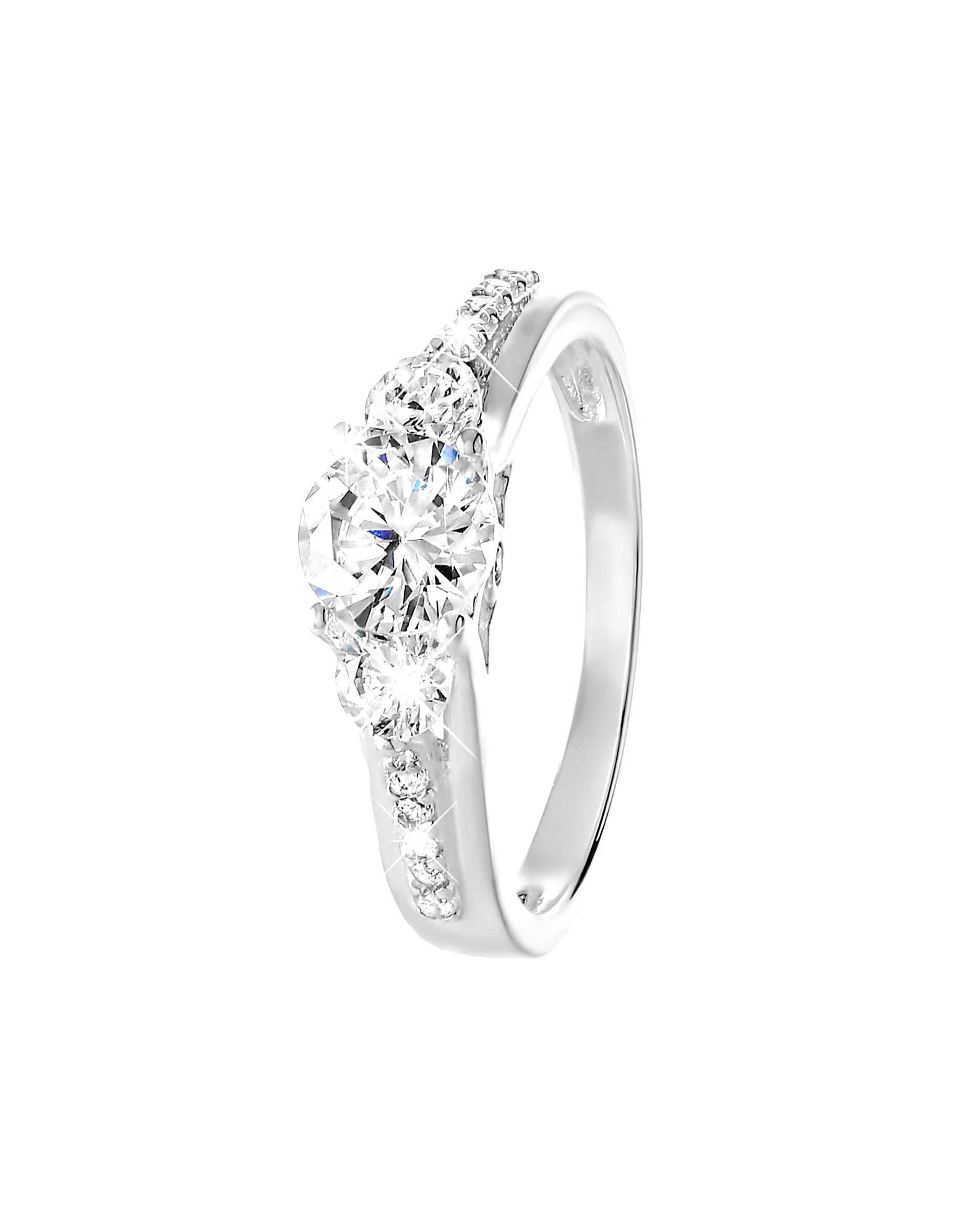 Lucardi ring rings 925 silver - silver