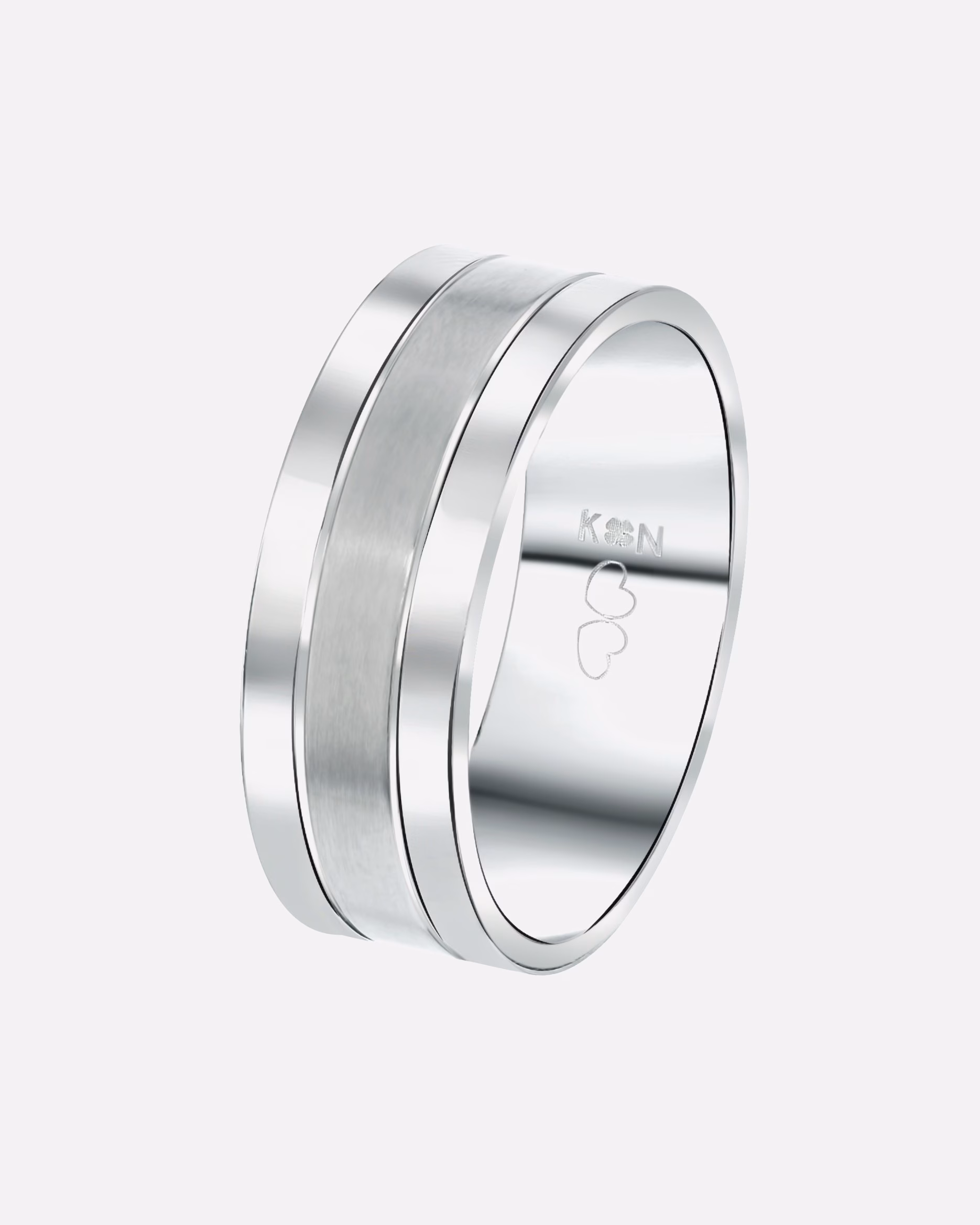Lucardi Ring Rings Aruba steel - silver