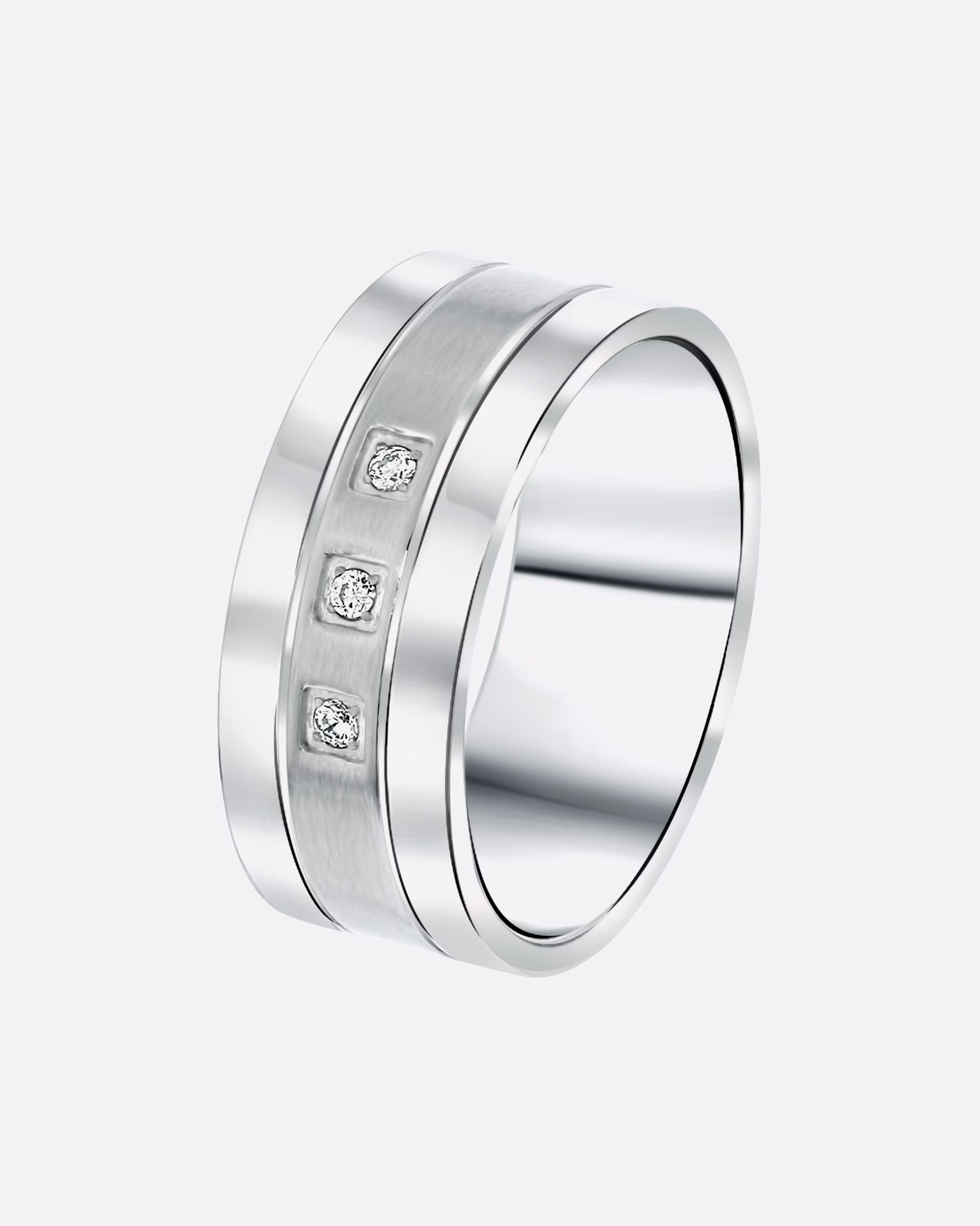 Lucardi Ring Rings Aruba steel - silver