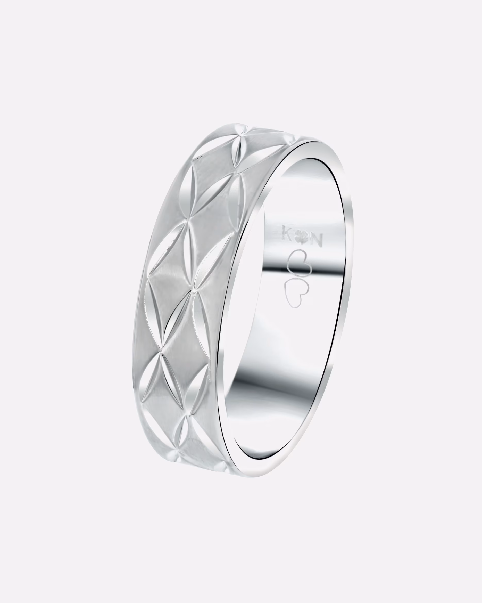 Lucardi Ring Rings Bora Steel - silver