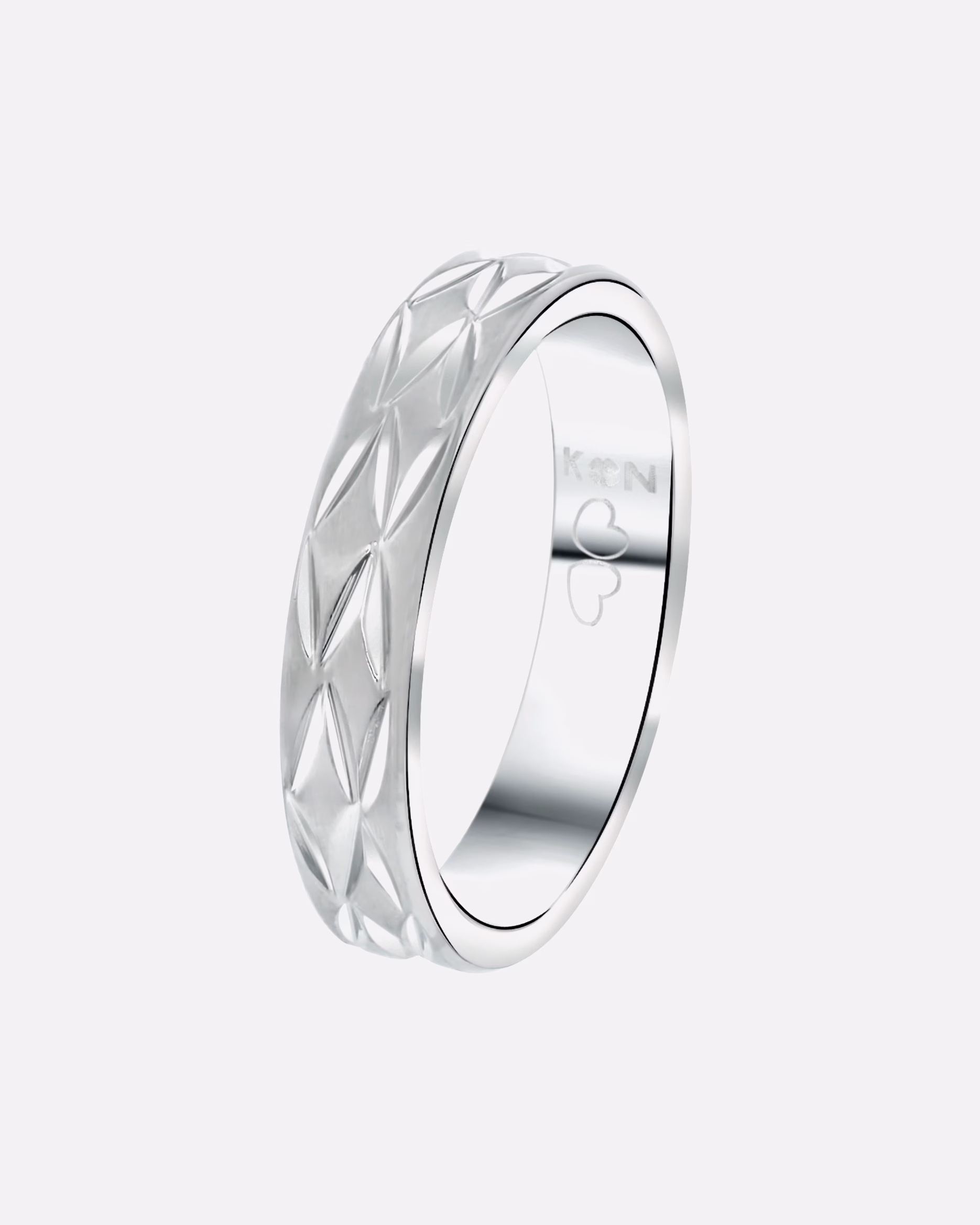 Lucardi Ring Rings Bora Steel - silver