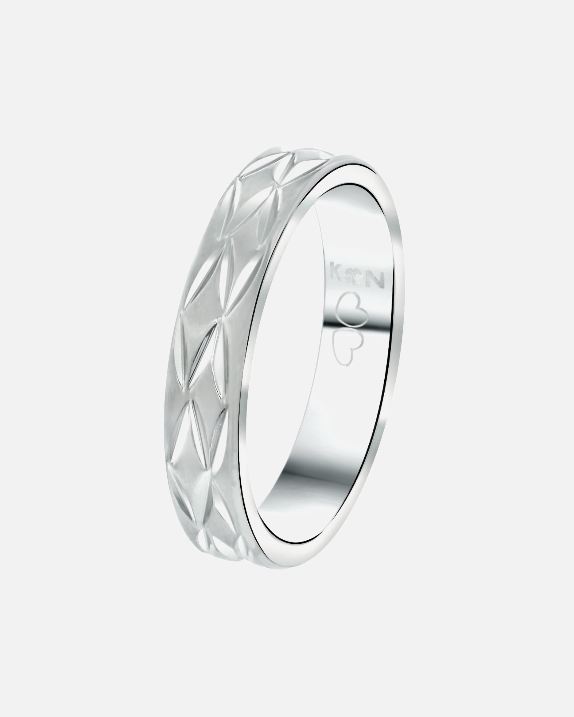 Lucardi Ring Rings Bora Steel - silver