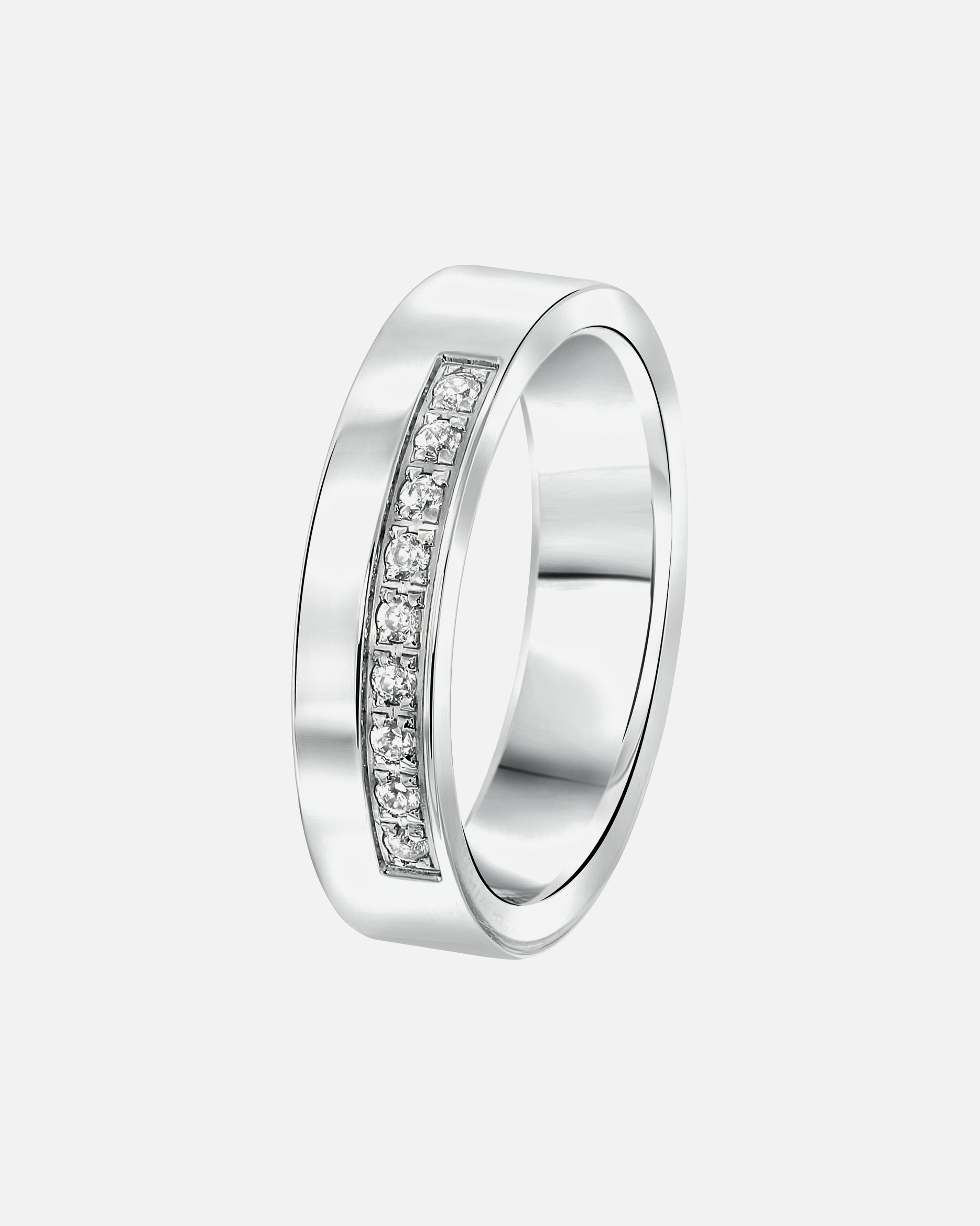 Lucardi Ring Rings Chicago steel - silver