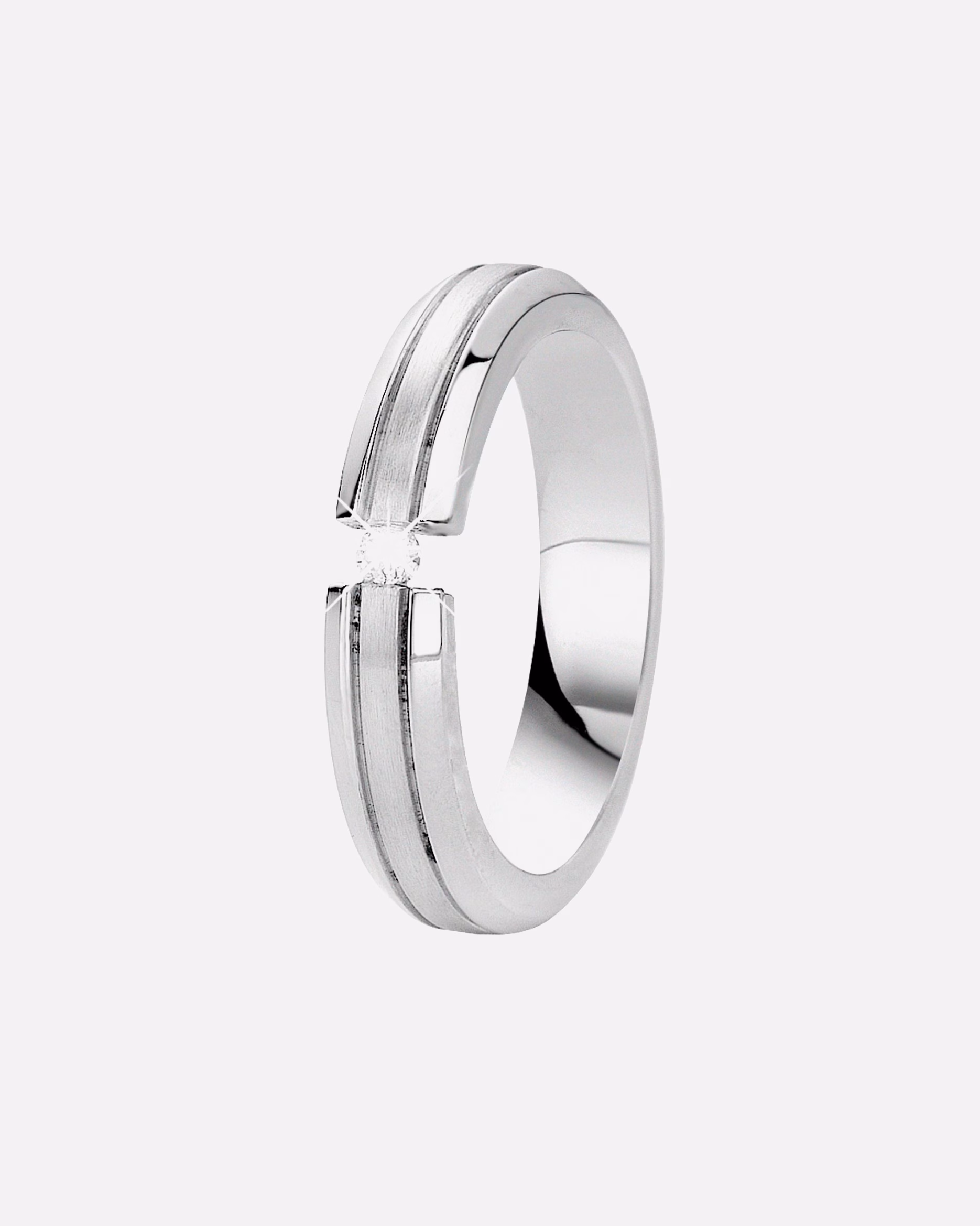 Lucardi Ring Rings Hong Kong steel - silver
