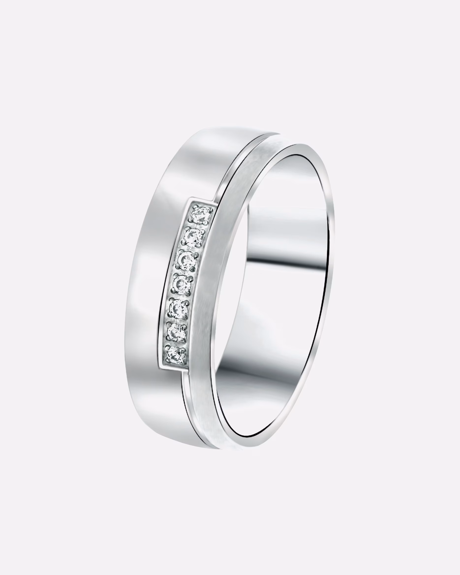 Lucardi Ring Rings Maldives steel - silver