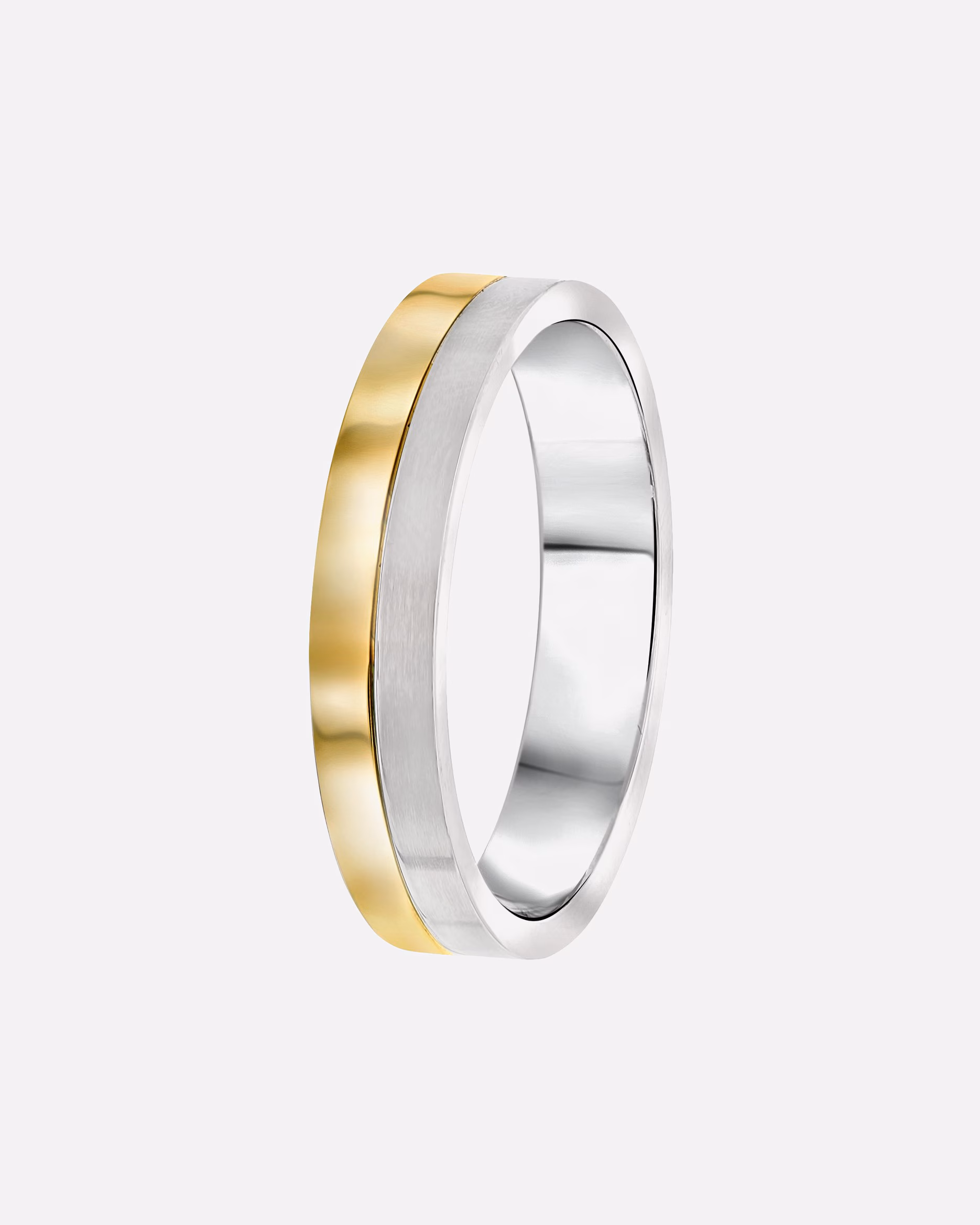 Lucardi Ring Rings Parijs steel - silver-gold colored