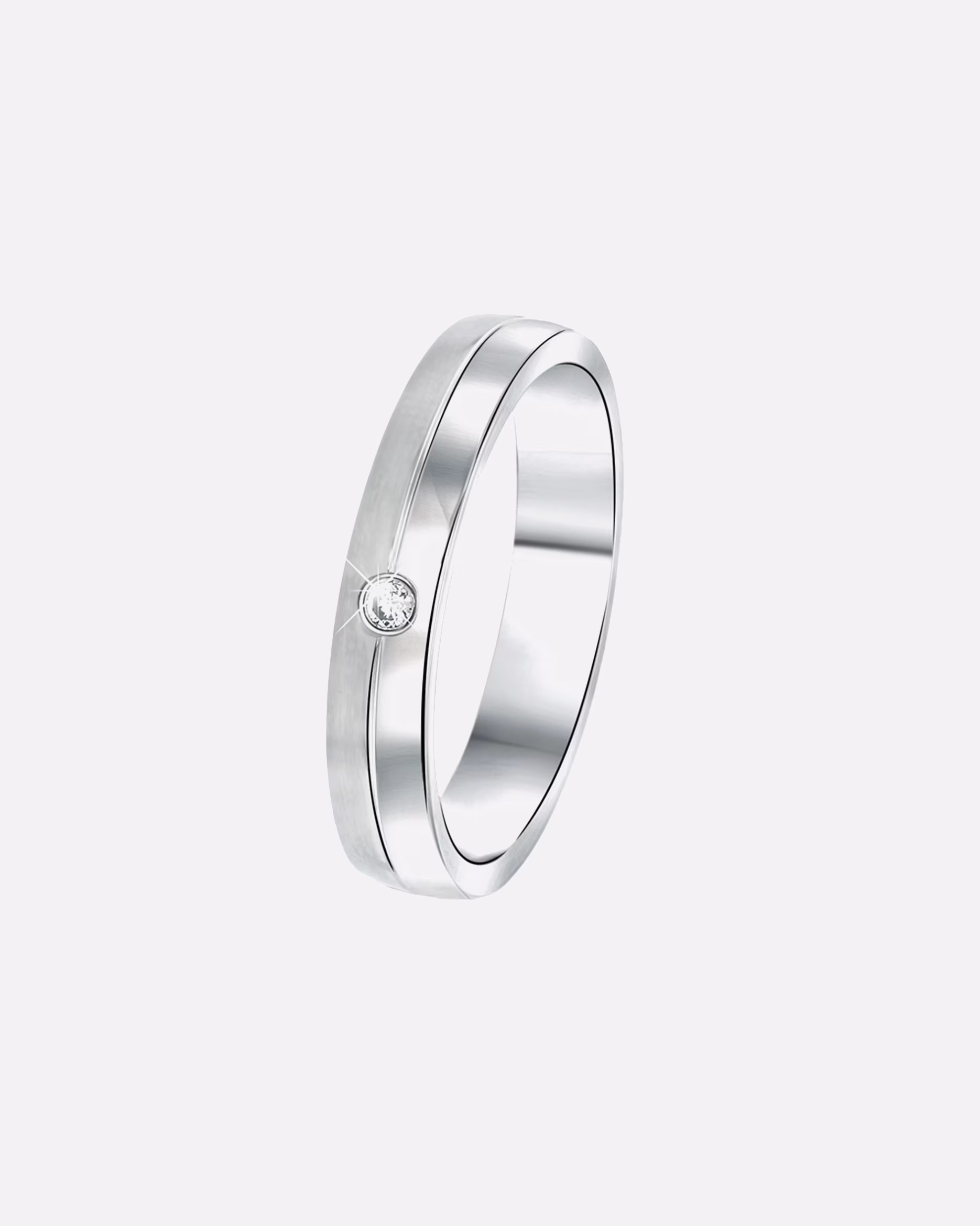 Lucardi Ring Rings Rome steel - silver