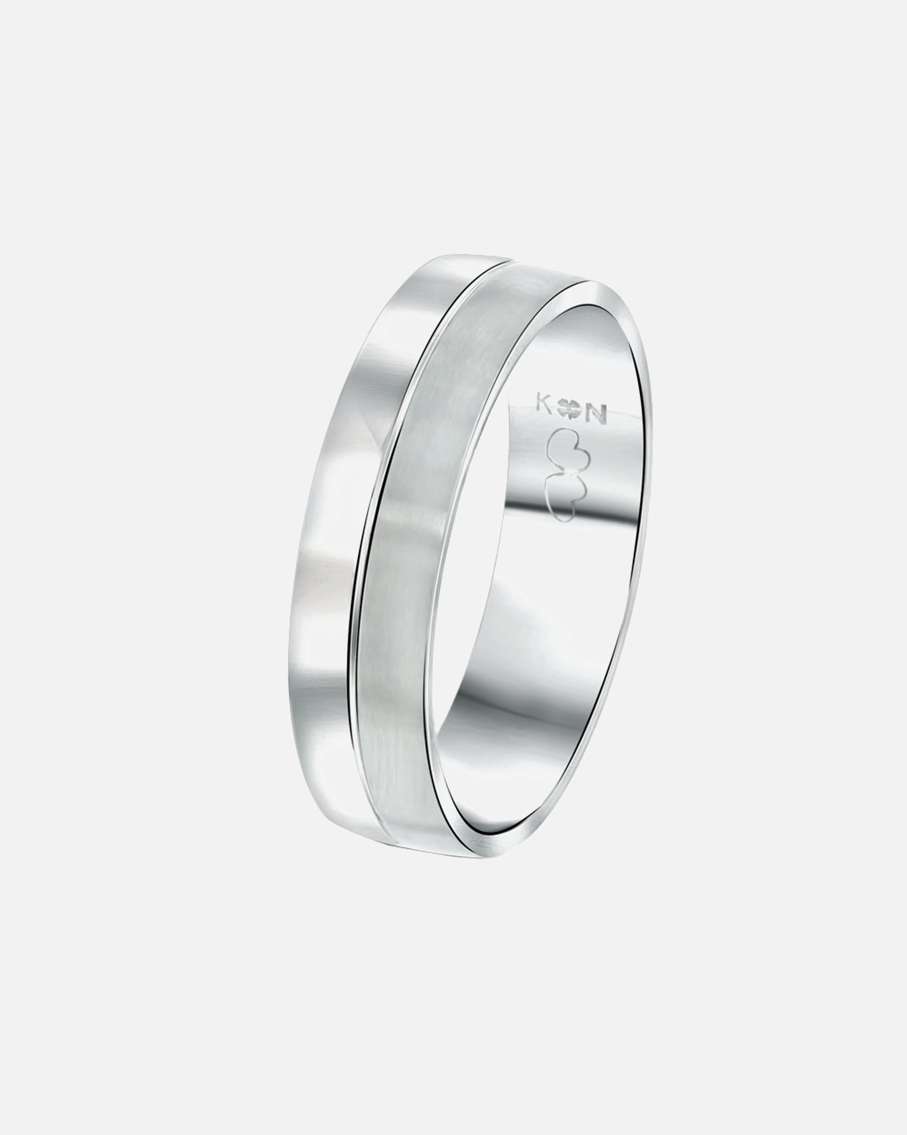 Lucardi Ring Rings Rome steel - silver