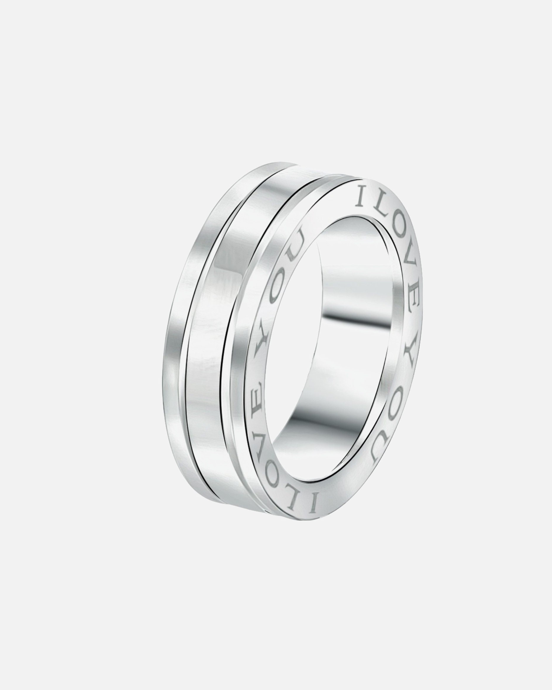 Lucardi Ring Rings Venice steel - silver