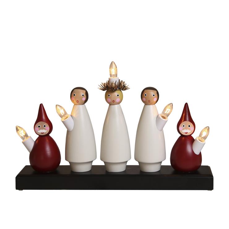 star-trading Lucia Choir Advent Window Candlestick