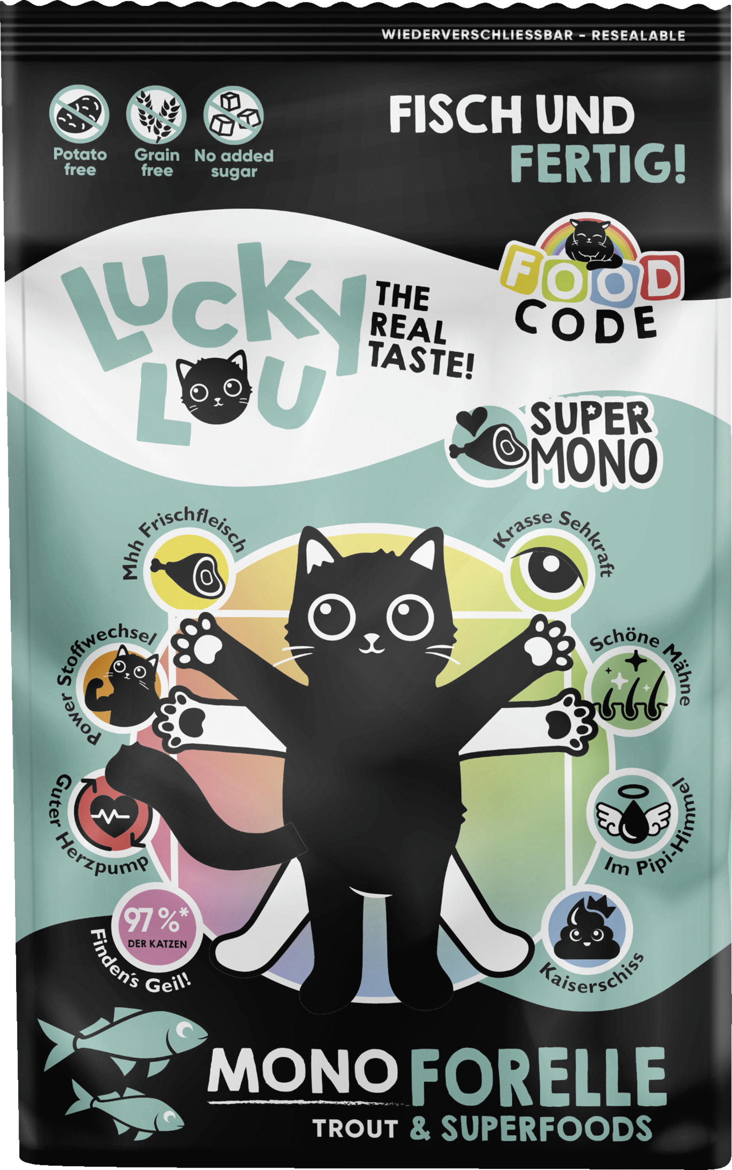 Lucky Lou FoodCode Mono Trout