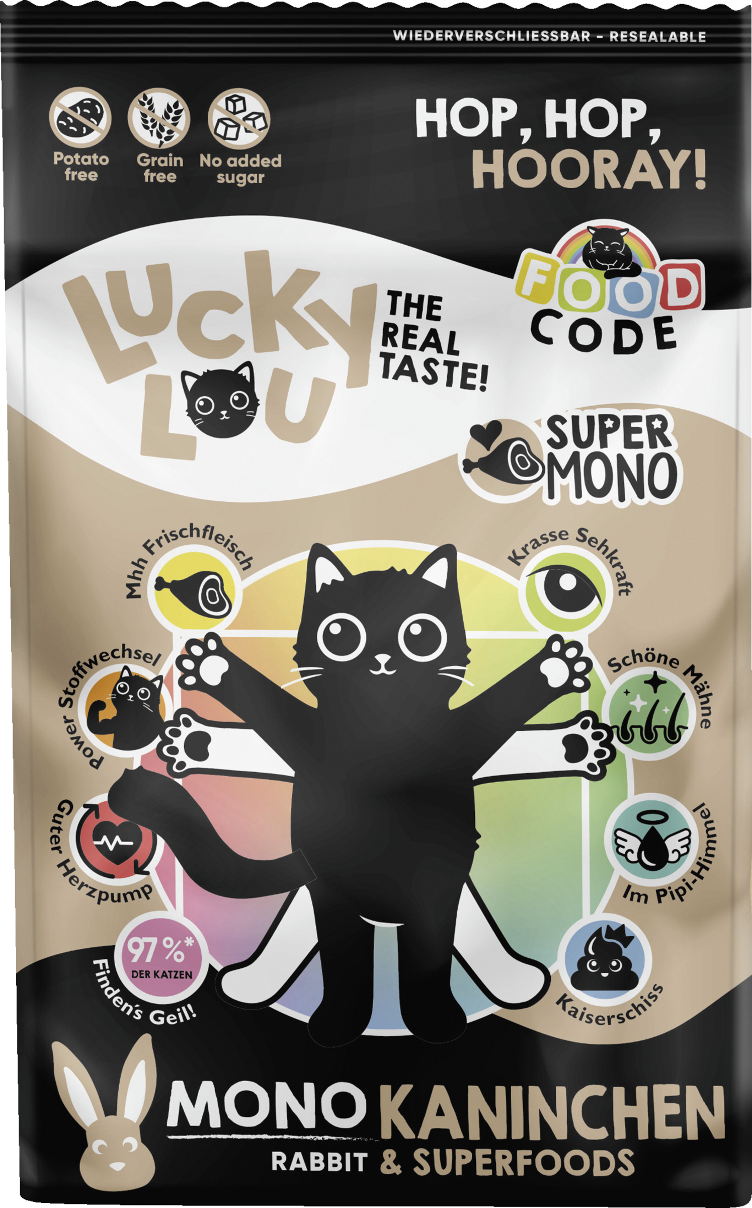 Lucky Lou FoodCode Mono Rabbit Dry Food