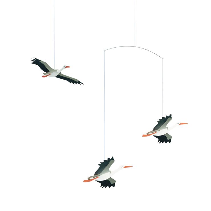 Flensted Mobiles Lucky Storks Mobile