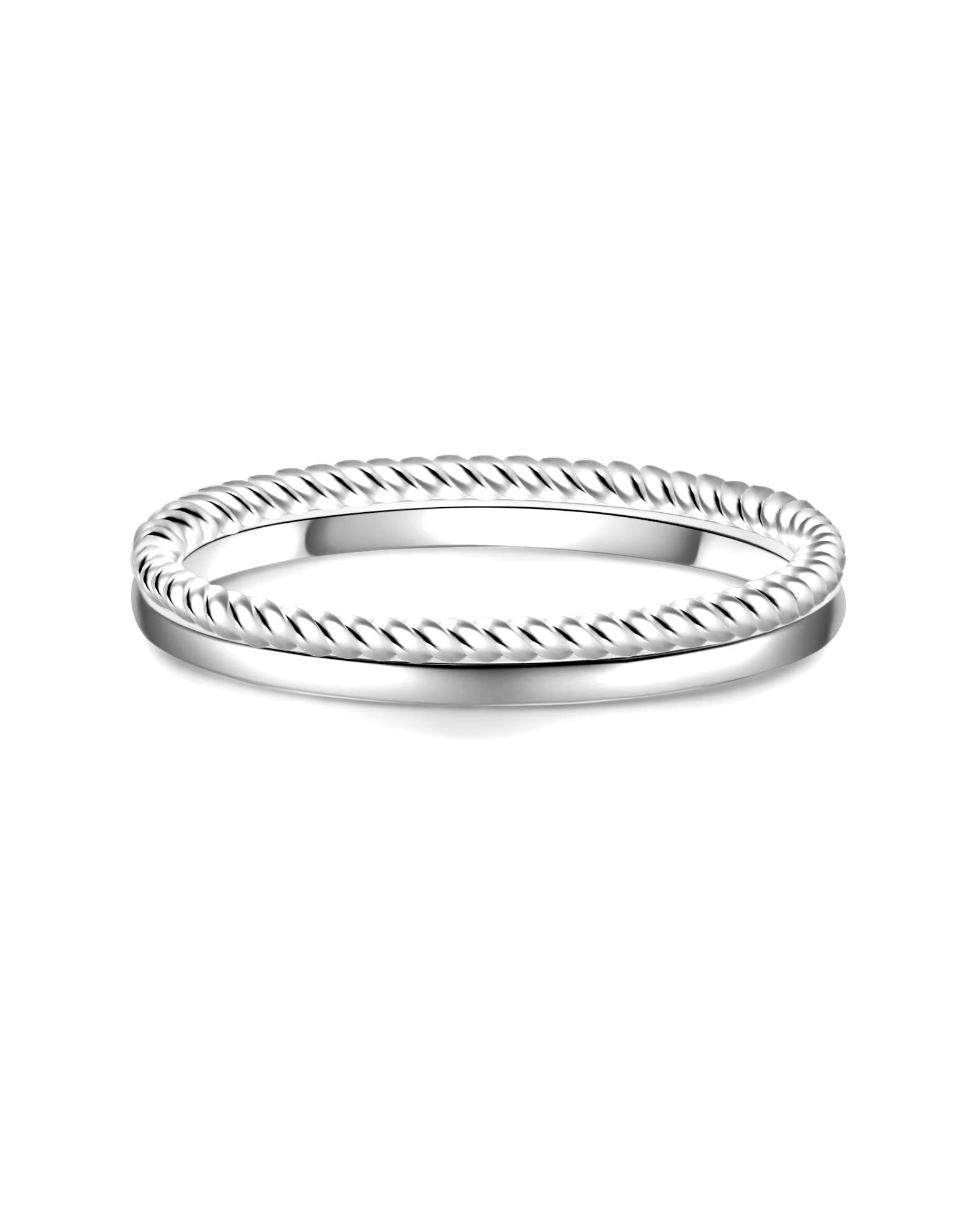 Lulu & Jane Ring Ring Brass in Silver