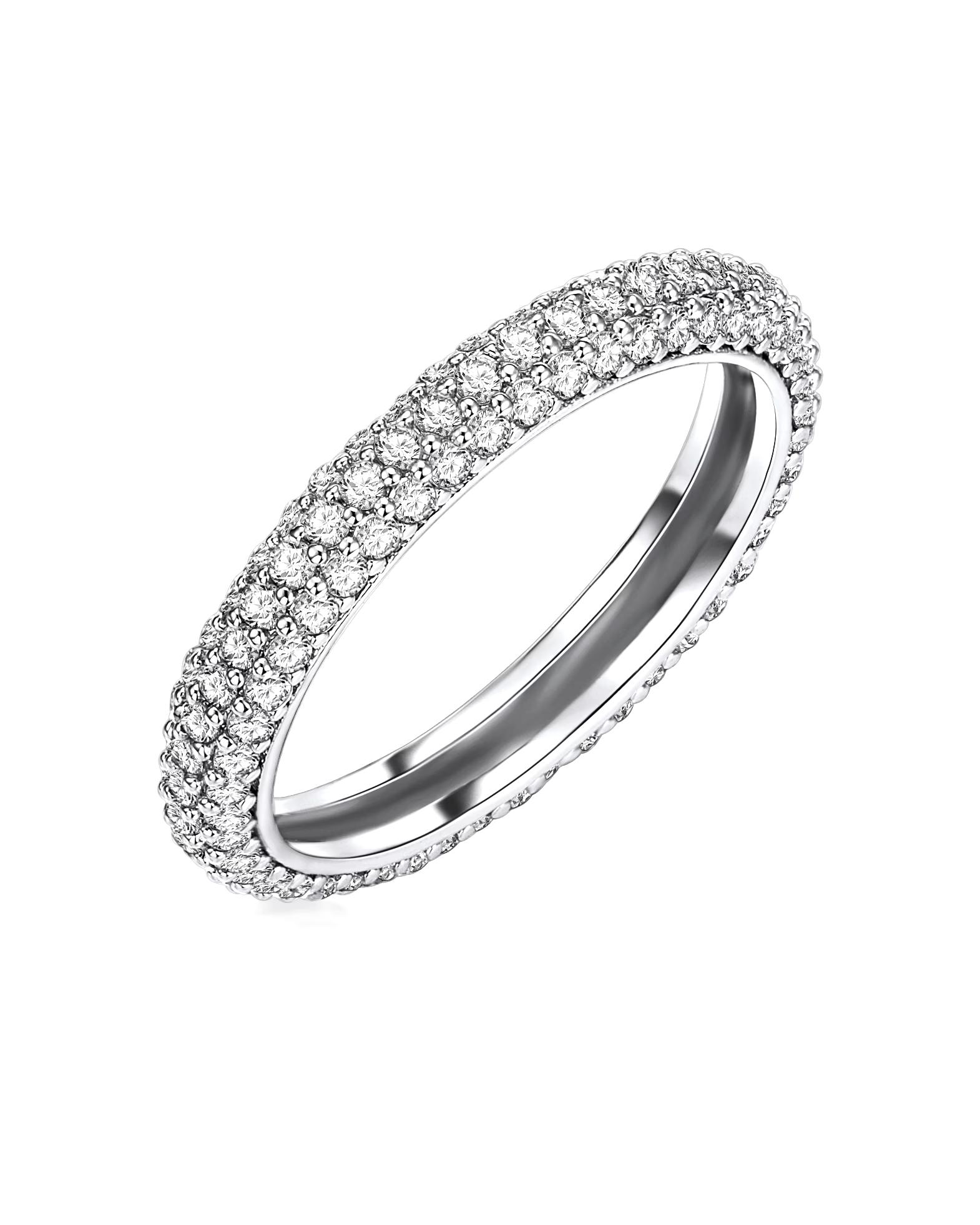 Lulu & Jane Ring Ring Brass Zirconia in Silver