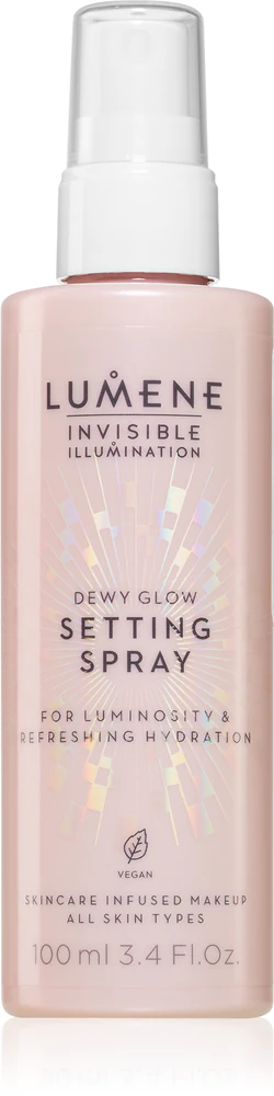 Lumene Invisible Illumination Dewy Glow brightening setting spray