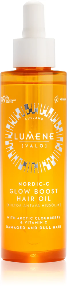 Lumene Nordic-C [VALO] Glow Boost strengthening and brightening oil for dry and damaged hair 75ml