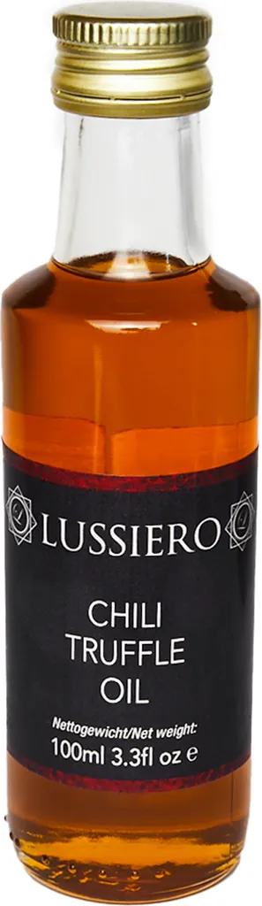 Lussiero Chili Truffle Oil white truffle aroma with fiery chili note in extra virgin olive oil 100ml