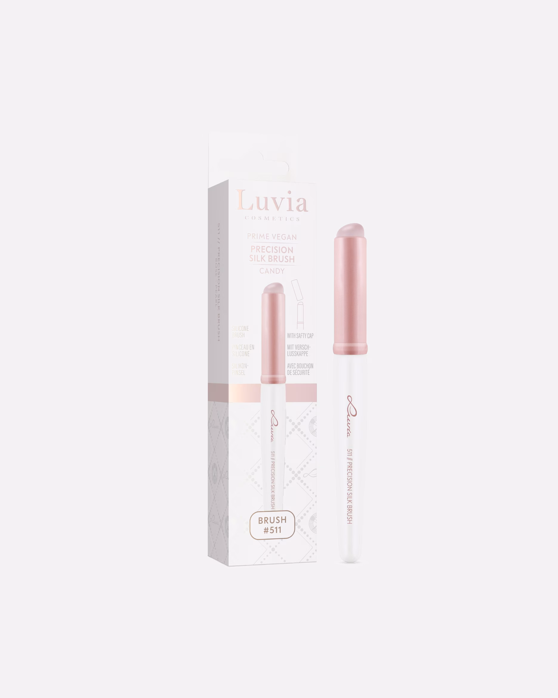Luvia Concealer Brush 511 // Precision Silk Brush - Candy