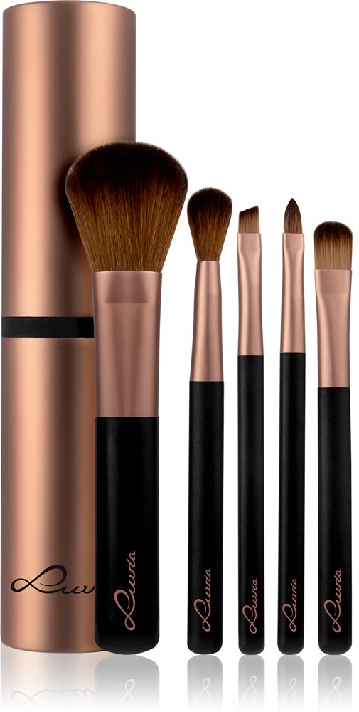 Luvia Cosmetics Travel Set Cappuccino Brush Set (for travel)