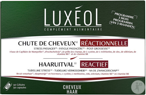 Luxéol Reactive Hair Loss 3 Months 90 Capsules
