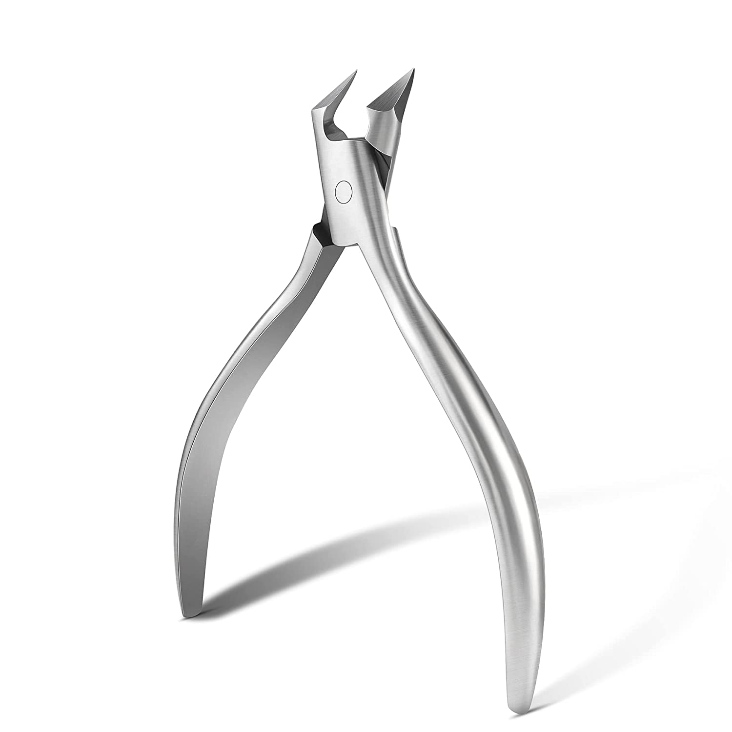 FVION Nail Clippers, Corner Nippers, Straight Blade - Nail Clippers for Ingrown Toenails and Fingernails, Sharp Tip and Stainless Steel for Strong Toenails, ‎silver