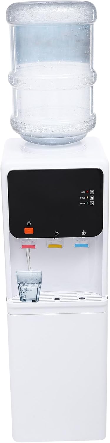 Standing Water Dispenser, Drinks Dispenser for Cold and Hot Water for Drinking Water Dispensing in the Office, Home