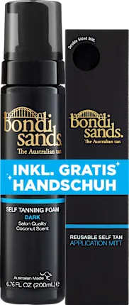 Bondi Sands Dark self-tanning foam + application glove, 200 ml
