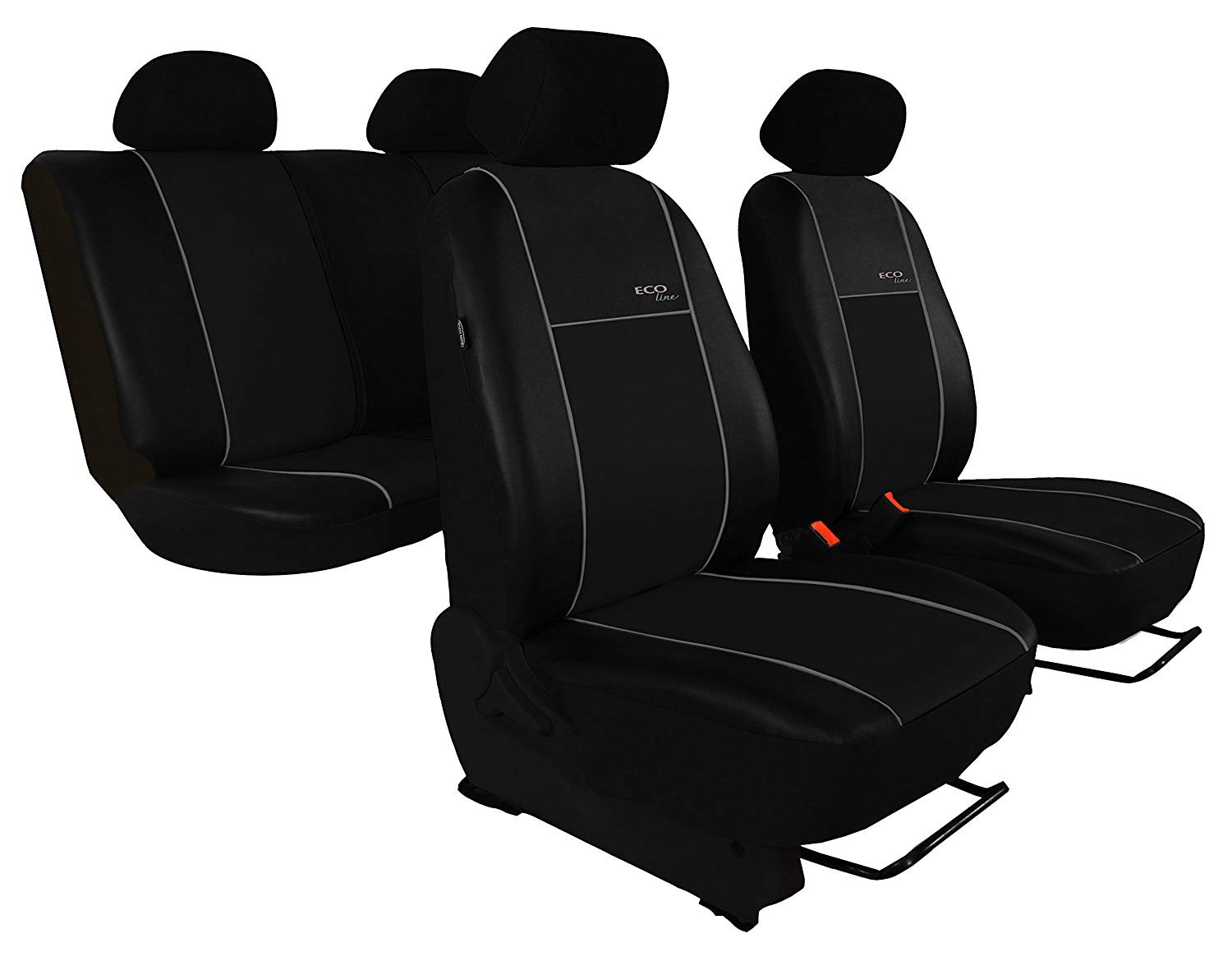 Pokter Car seat cover set for Touran 2015 Eco Line Grey Drawer Base.