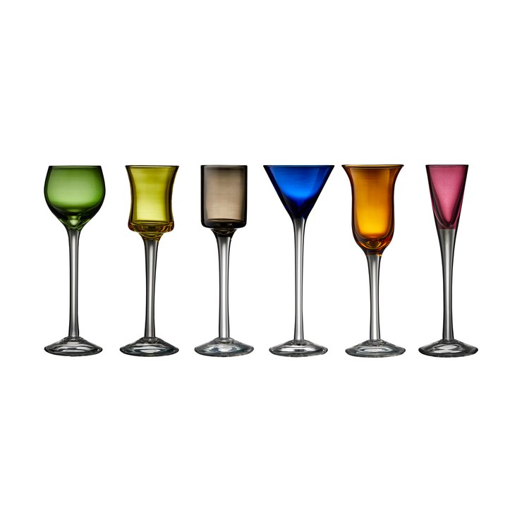 Lyngby Glas Lyngby glass shot glass 2.5-5 cl 6 parts