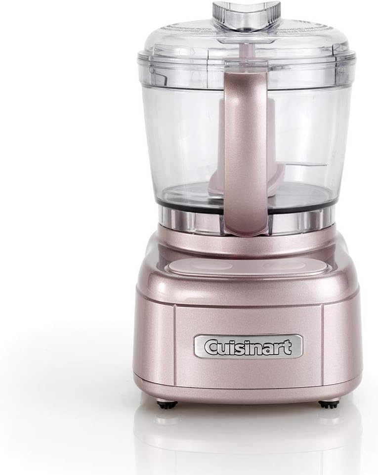 Cuisinart Style Collection Mini Prep Pro Mini Chopper and Food Processor | 900 ml Capacity | Vintage Rose | ECH4PU