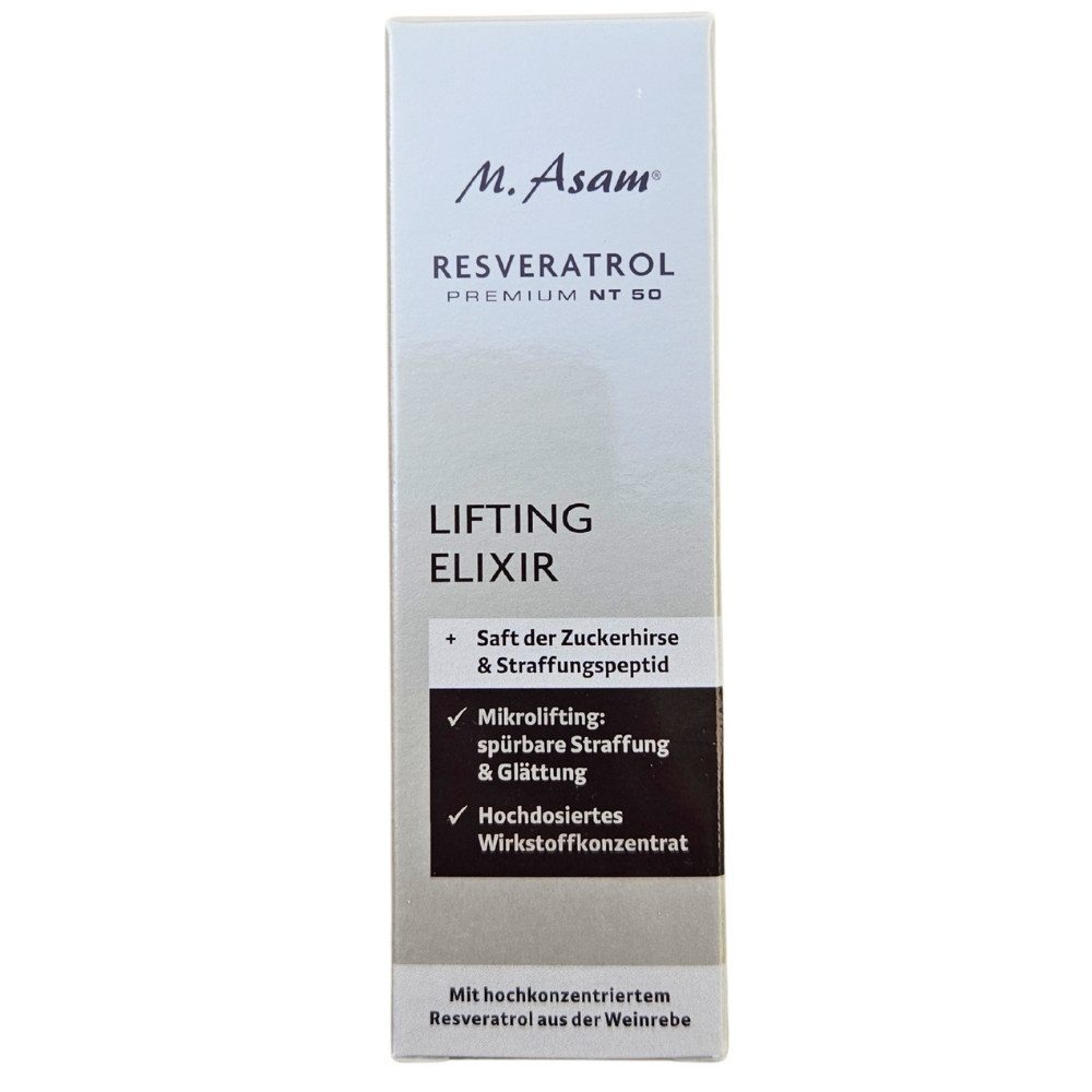M. ASAM Resveratrol Premium NT50 Lifting Elixir Facial Serum Firming Serum 30ml