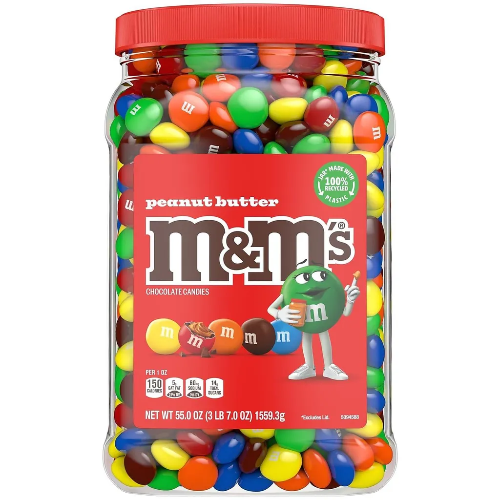 Mars M&MS Peanut Butter - Peanut Butter Chocolate Candy USA, 55 oz - 1.559 kg