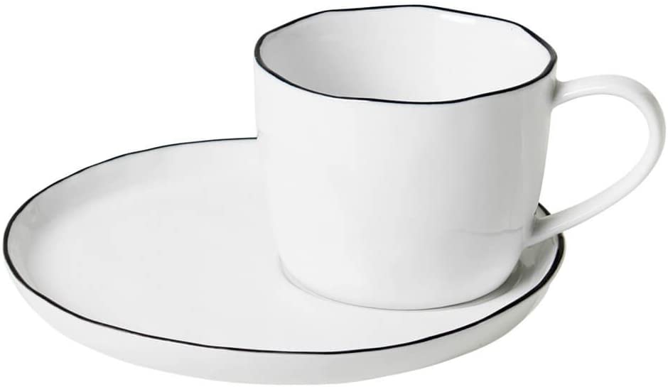 broste Copenhagen Salt Cup with Saucer