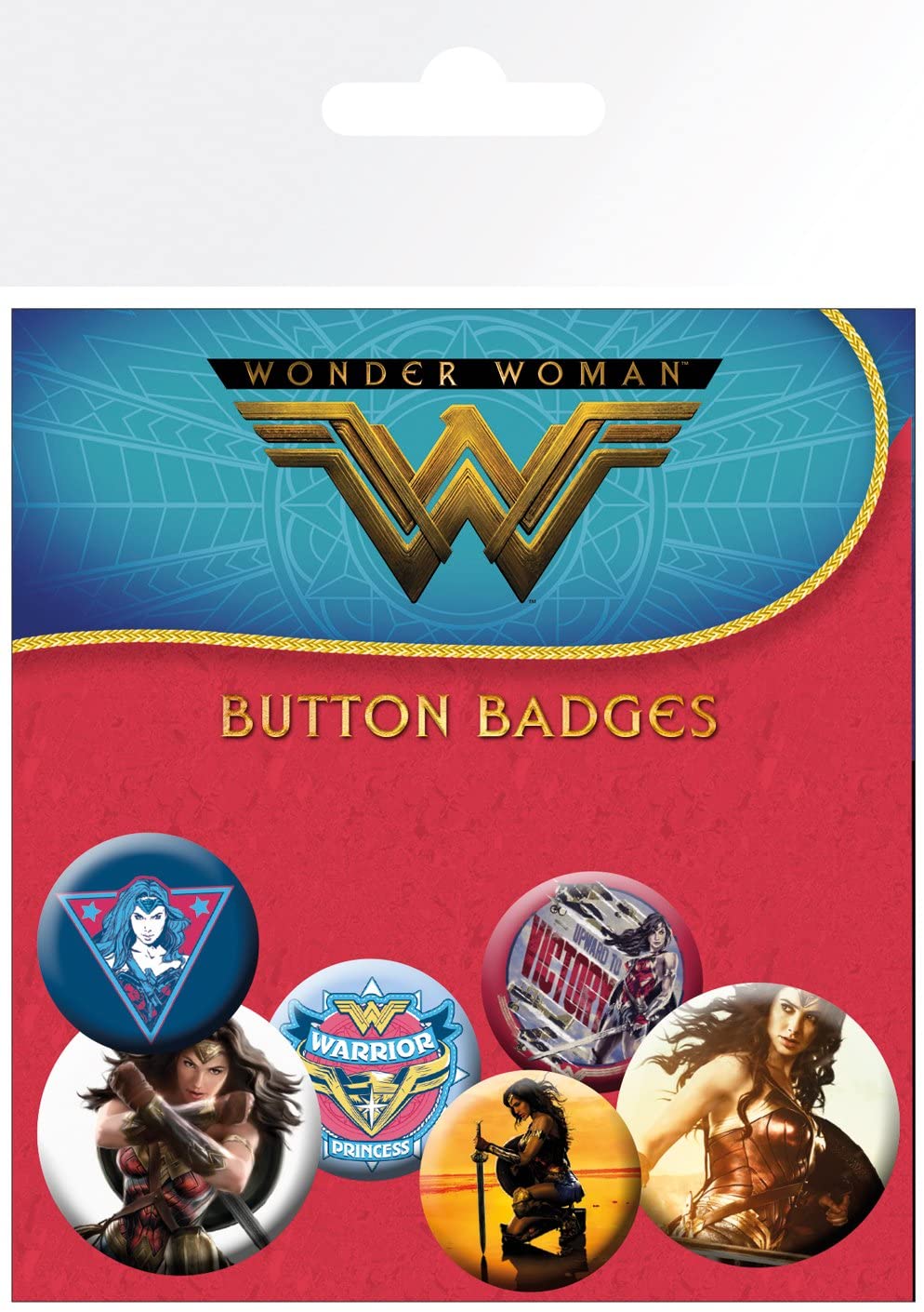 DC Universe Dc Comics Wonder Woman Ltd Mix Badge Pack