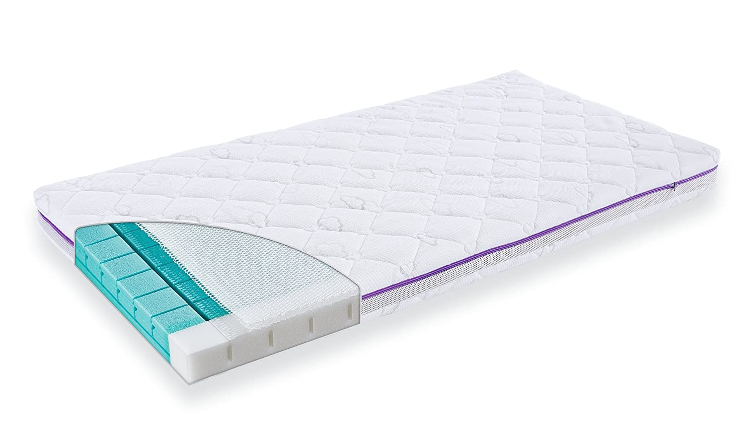 Traeumeland Träumeland T015231 Baby Mattress Spring Air 60 x 120 White