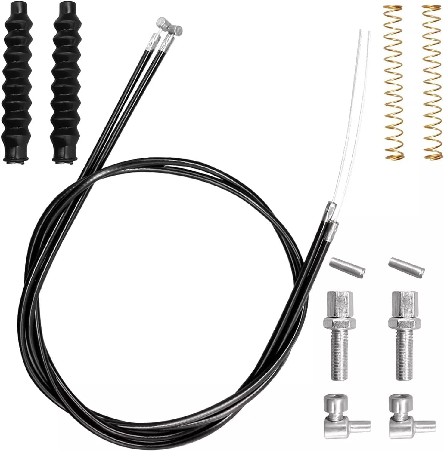 GAOHOU Brake Cable Kit Brake Cable Drive Rollator Replacement Parts 45 Inch Brake Walker Cable Brake Cable Parts for Walker