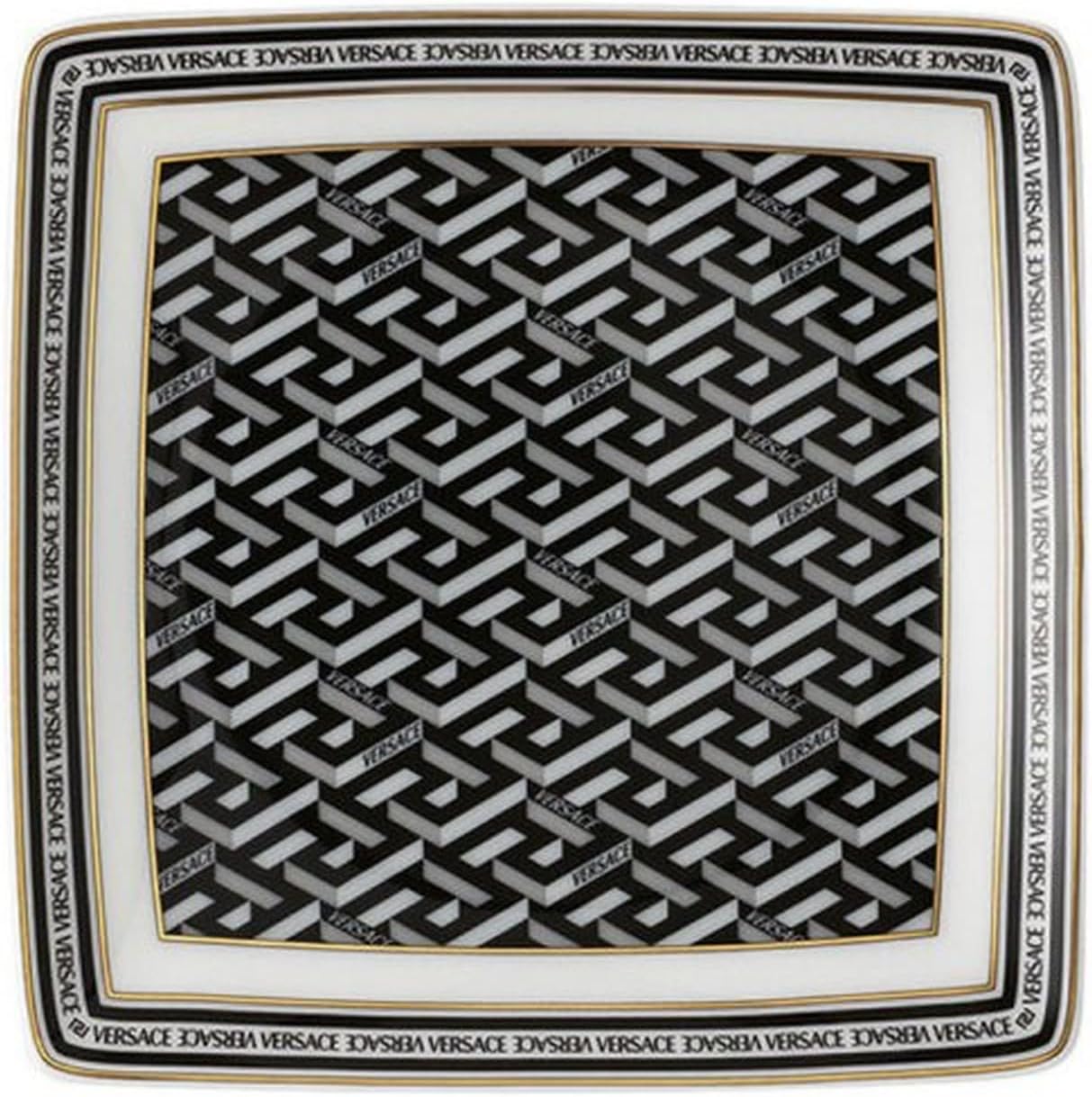 Versace La Greca Signature Black Bowl Quad.12 FL