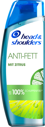 head&shoulders Shampoo anti-dandruff anti-fat, 250 ml