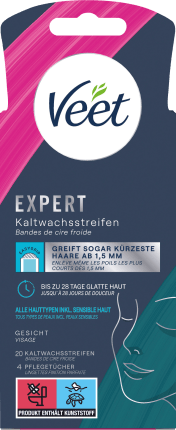 Veet Cold wax strip face, 20 hours