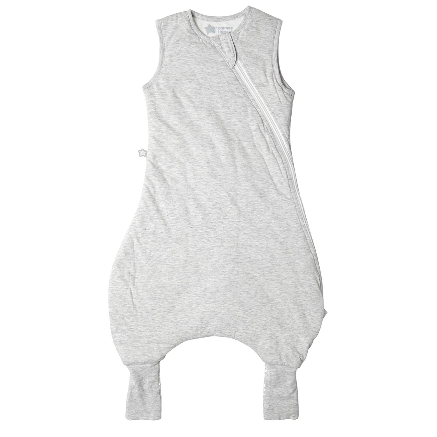 Tommee Tippee Steppee Original Grobag Baby Sleeping Bag with Feet All Year Round 6-18 m 65-80 cm 2.5 Tog, Grey