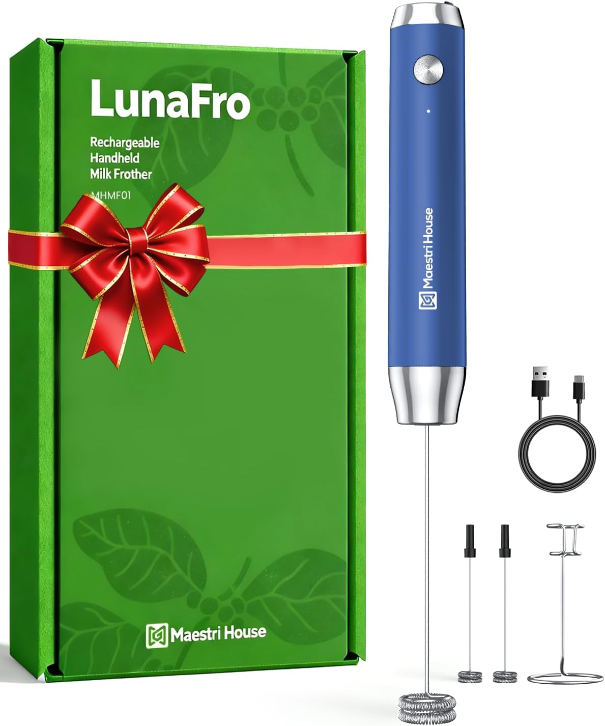 Milk Frother (Dark Blue)