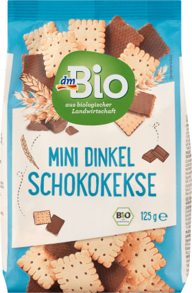 dmBio Mini Dinkel Schoko Kekse, 125 g